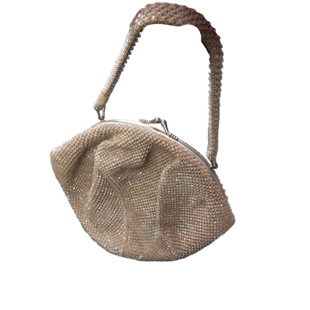 Gorgeous vintage 70s Japanese glass clasp bag
